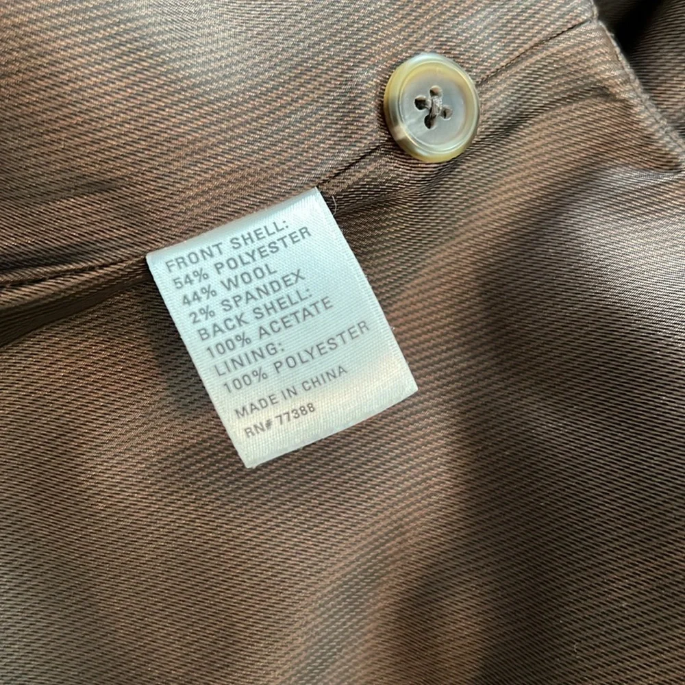 Plaid Wool Button Vest - Picture 9 of 9